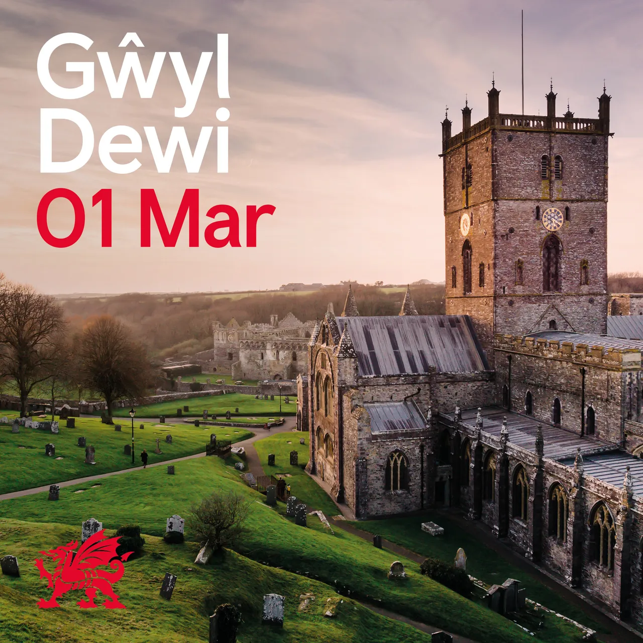 Gwyl Dewi - Traditional - St David-s Cathedral - Instagram - Square - USA