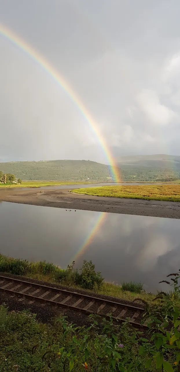 Rainbow over the River Dyfi