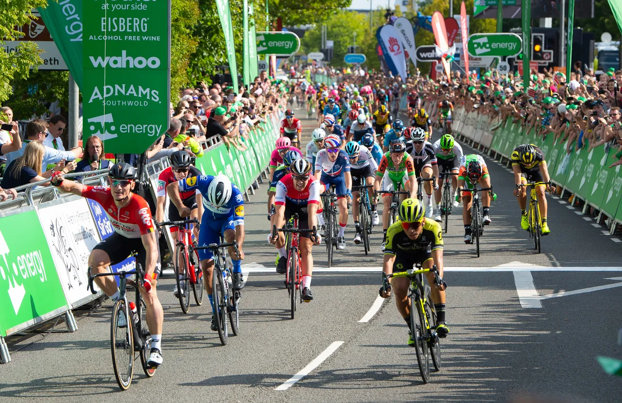 Tour of Britain 2018, Cardiff.