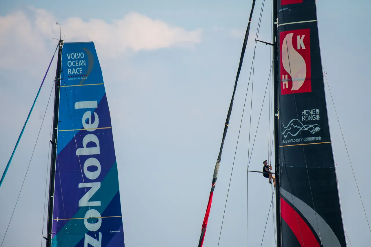 Volvo Ocean Race, Leg Depart, 2018. Photographer Wales News Service