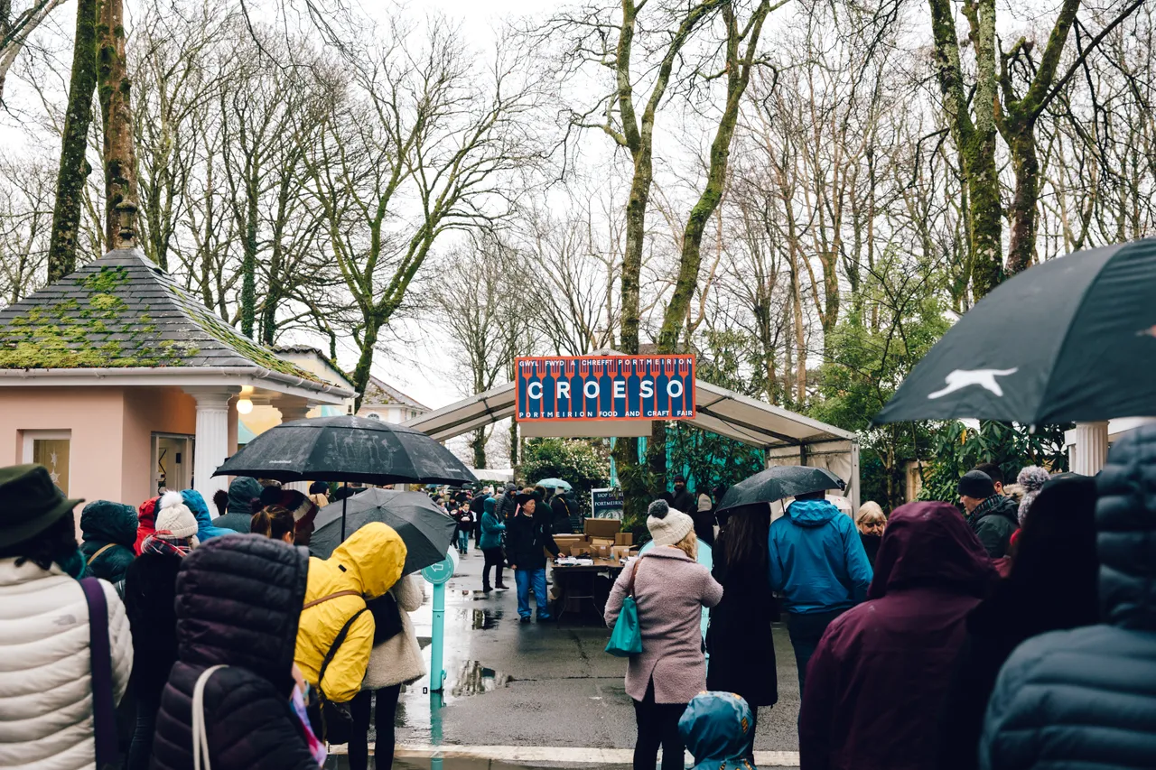 Portmeirion Food and Craft Fair, Snowdonia
