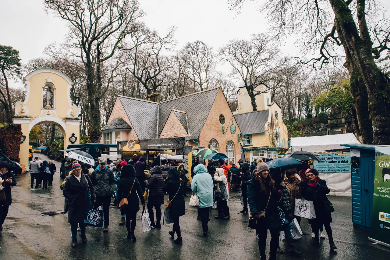 Portmeirion Food and Craft Fair, Snowdonia