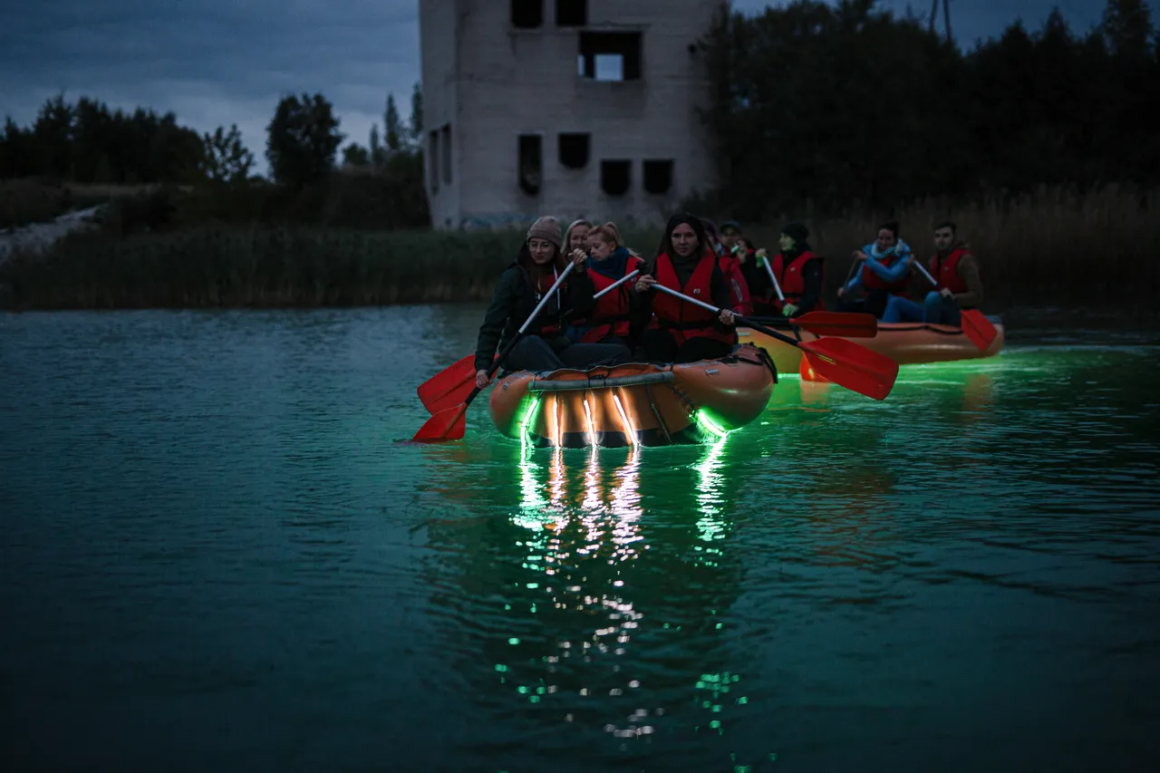 Lighted Raft Tour