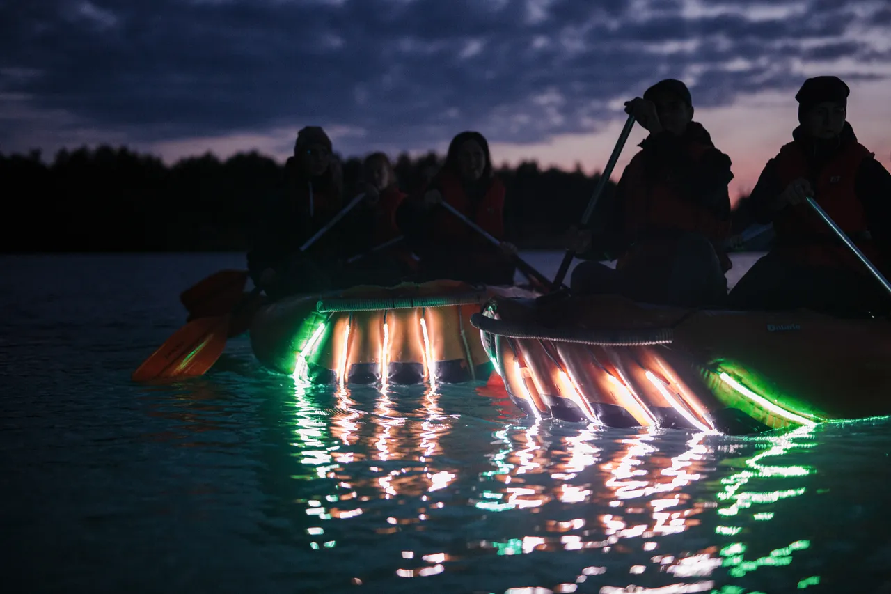 Lighted Raft Tour