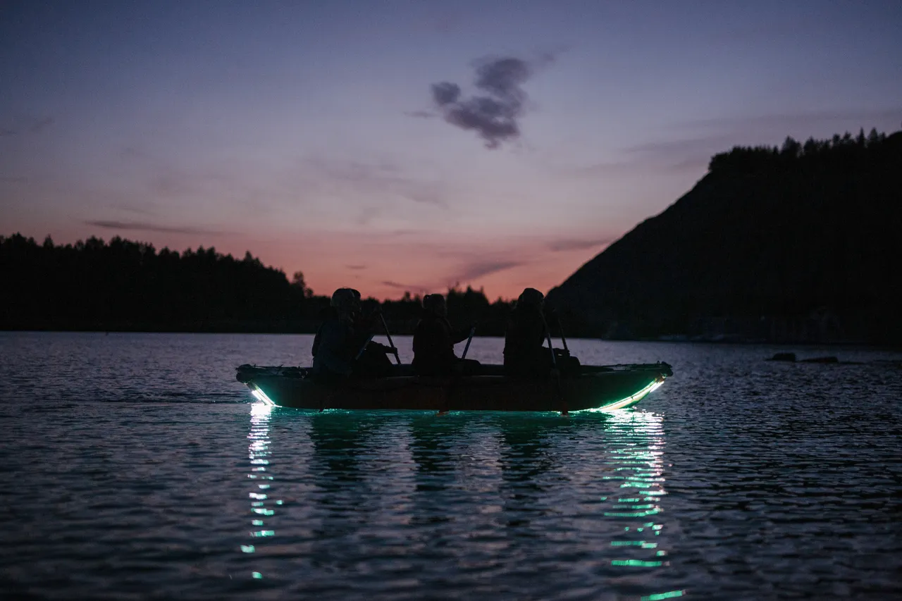 Lighted Raft Tour