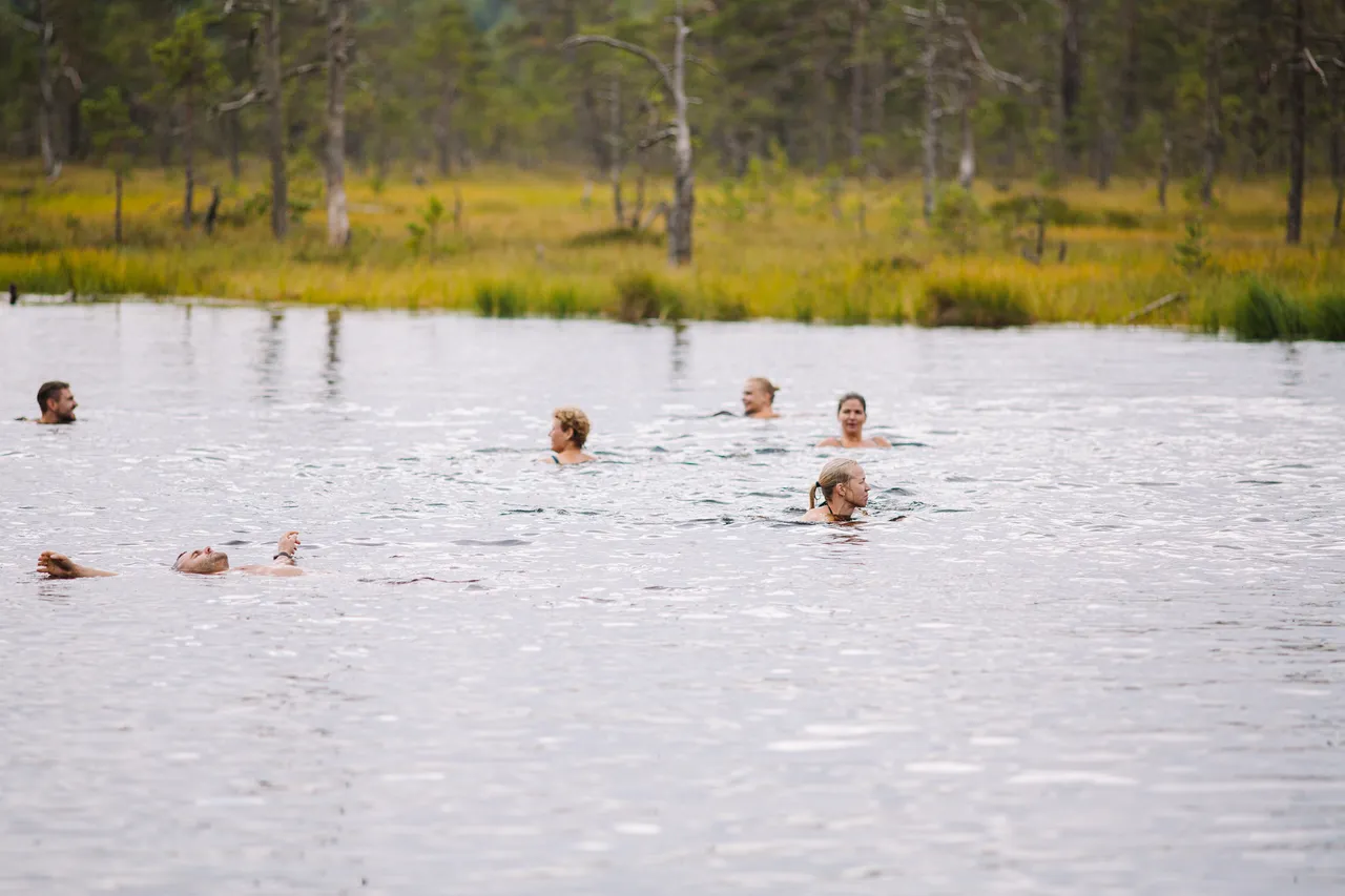 Bog swimming