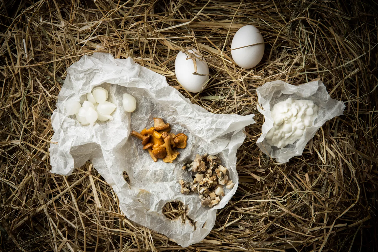 Egg-Mushroom Salad recipe
