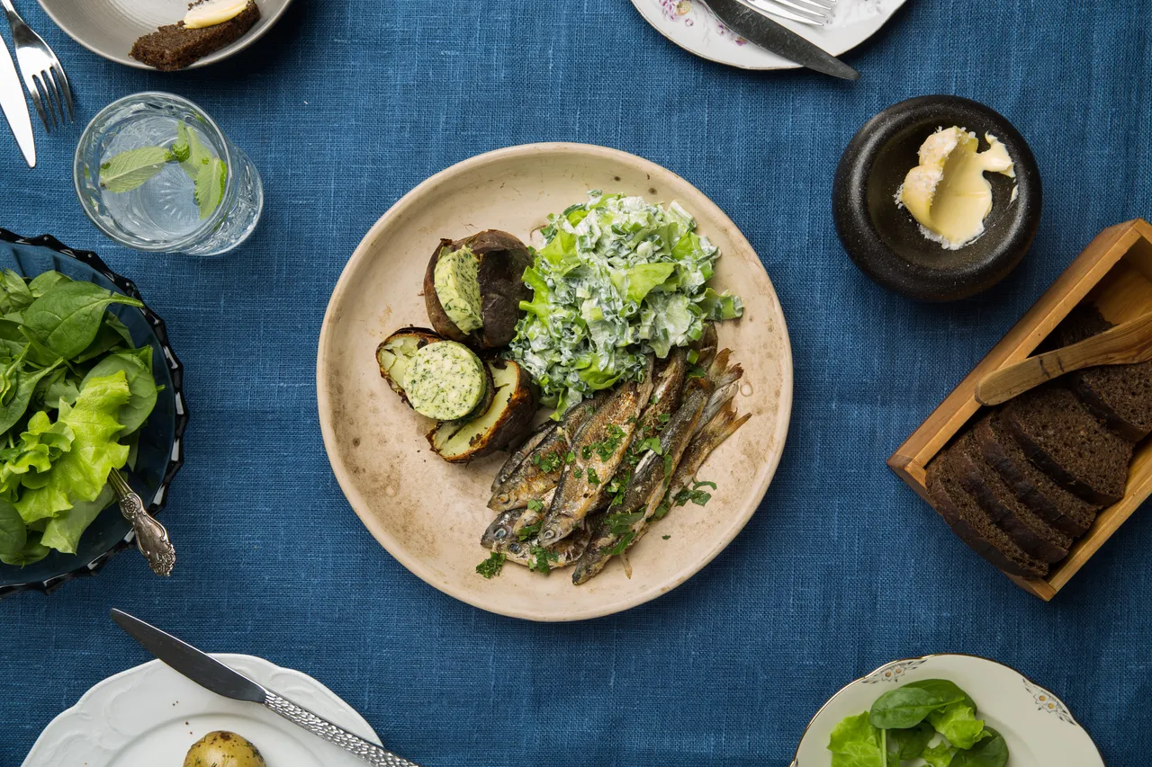 Grilled Vendace recipe