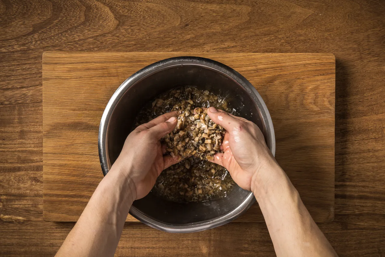 Egg-Mushroom Salad recipe