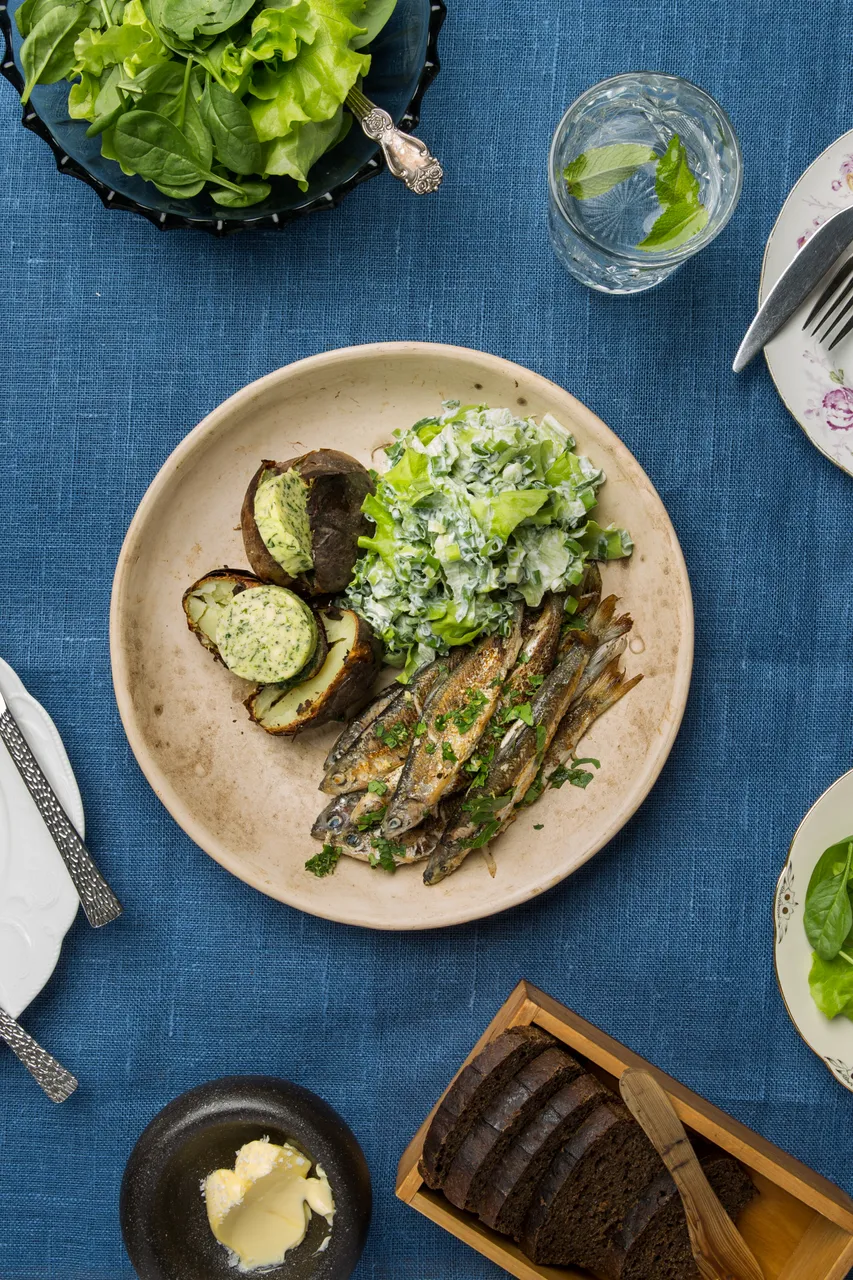 Grilled Vendace recipe