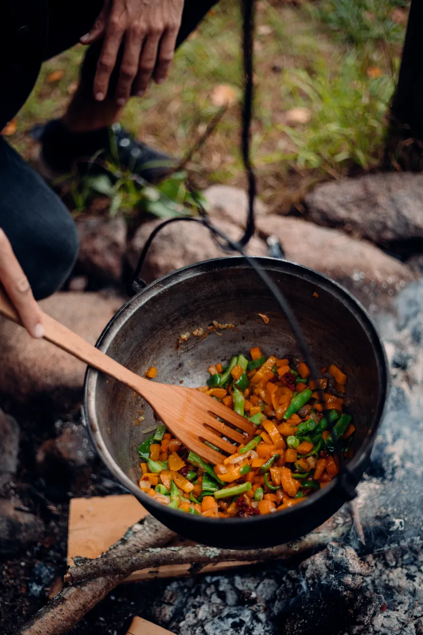 Hinniala bonfire food