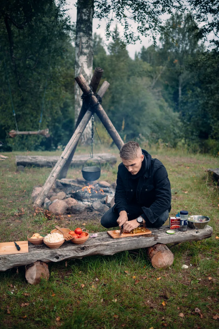 Hinniala bonfire food