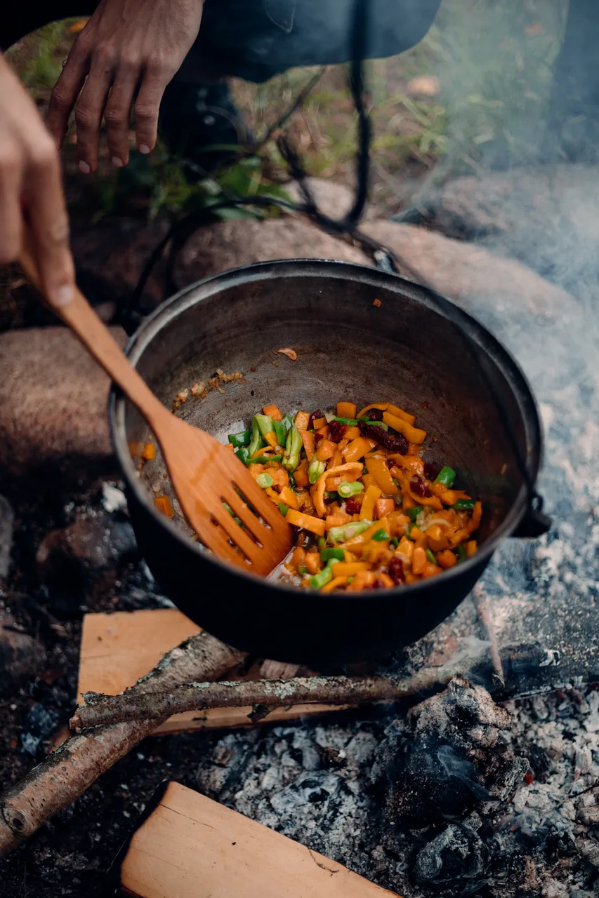 Hinniala bonfire food