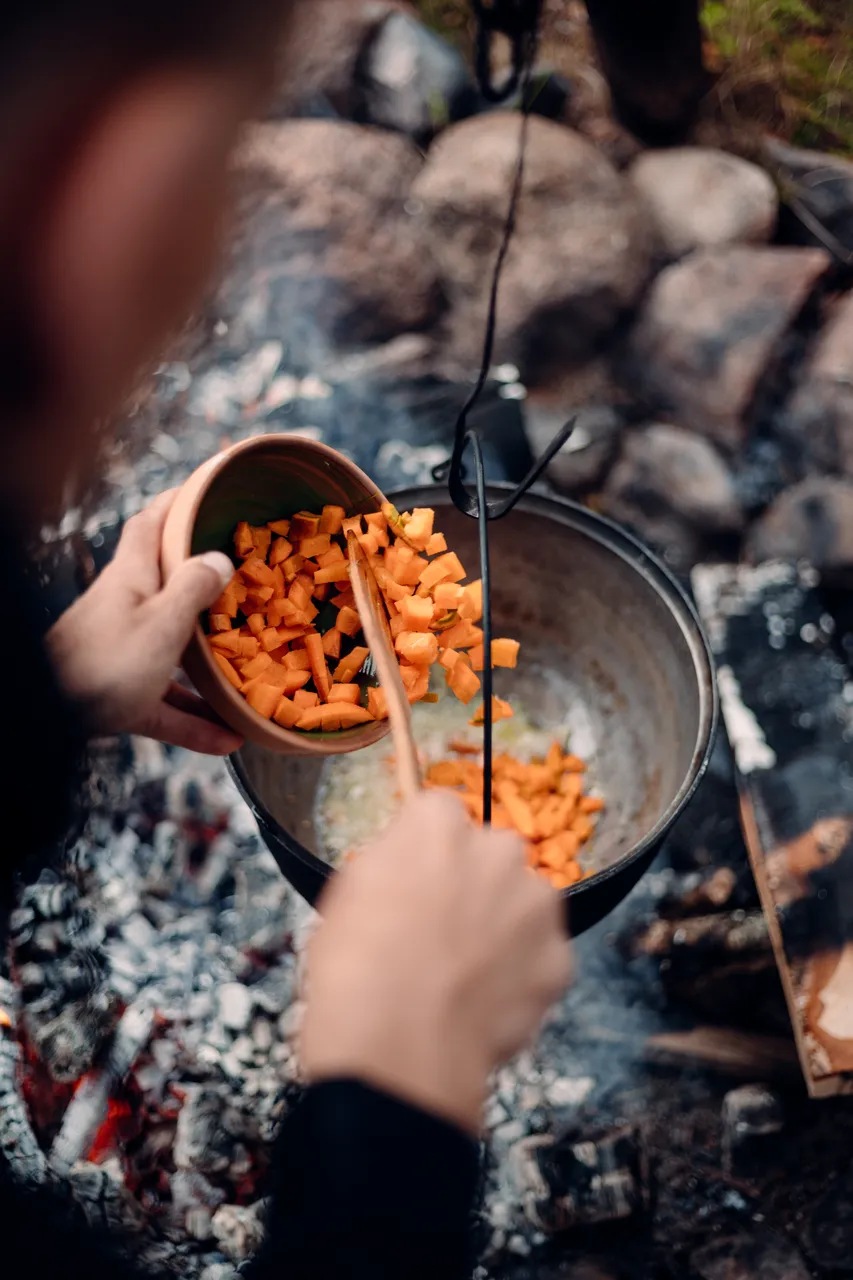 Hinniala bonfire food