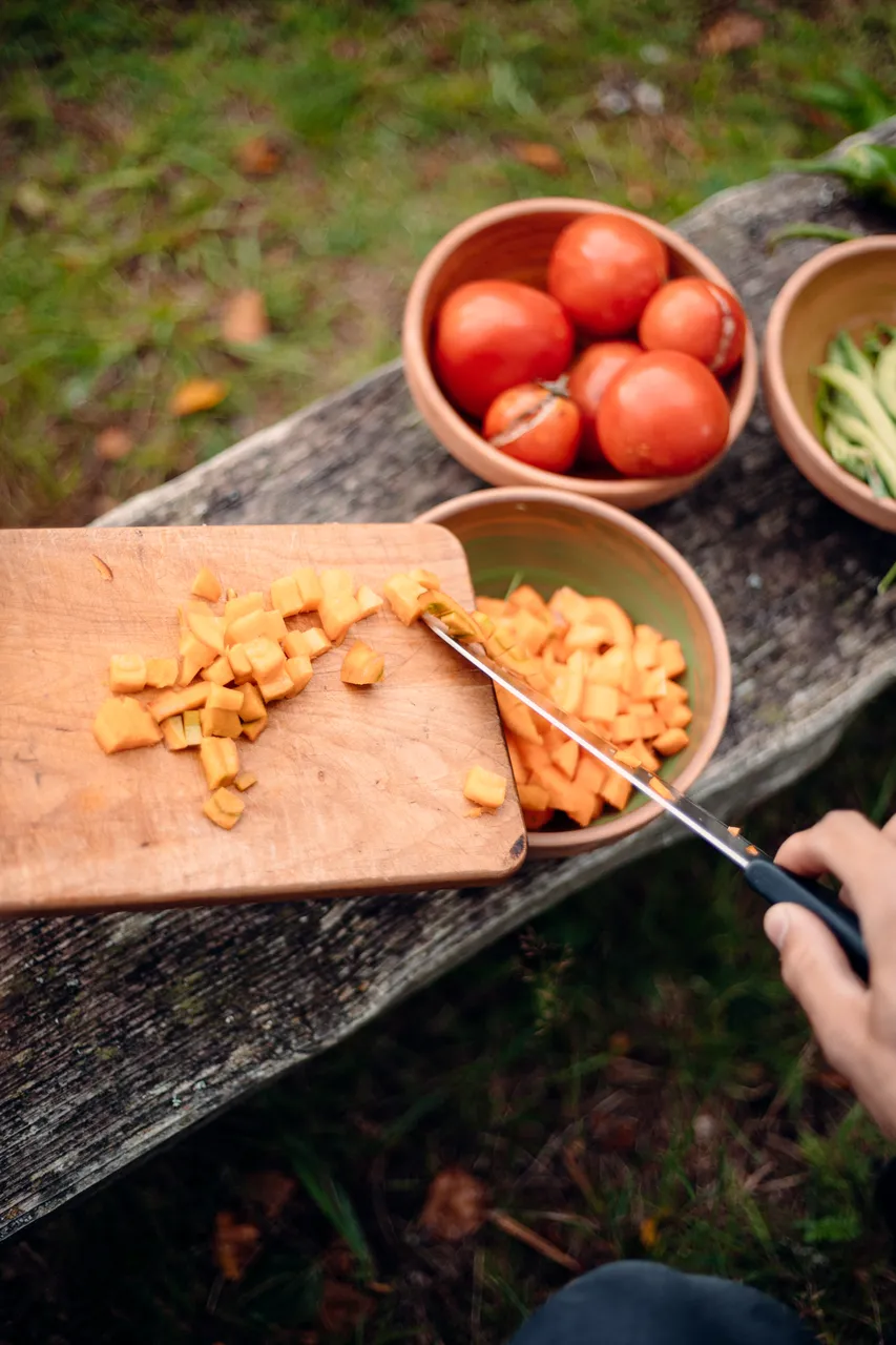 Hinniala bonfire food