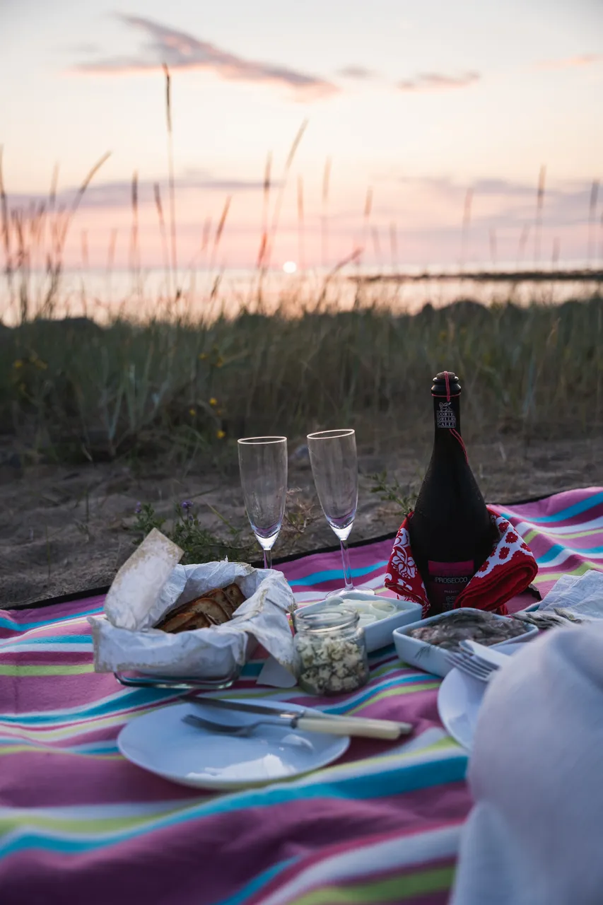 Sunset picnic