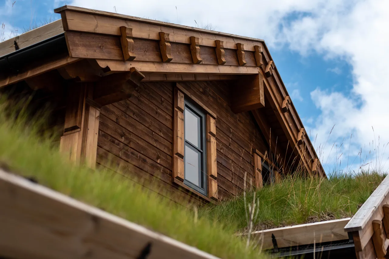 Estonian wooden house in Norway