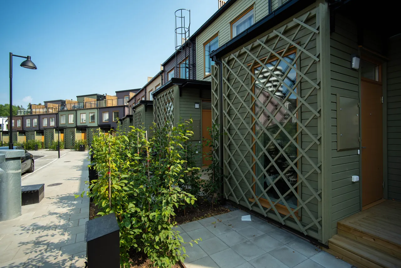 Estonian wooden houses in Sweden
