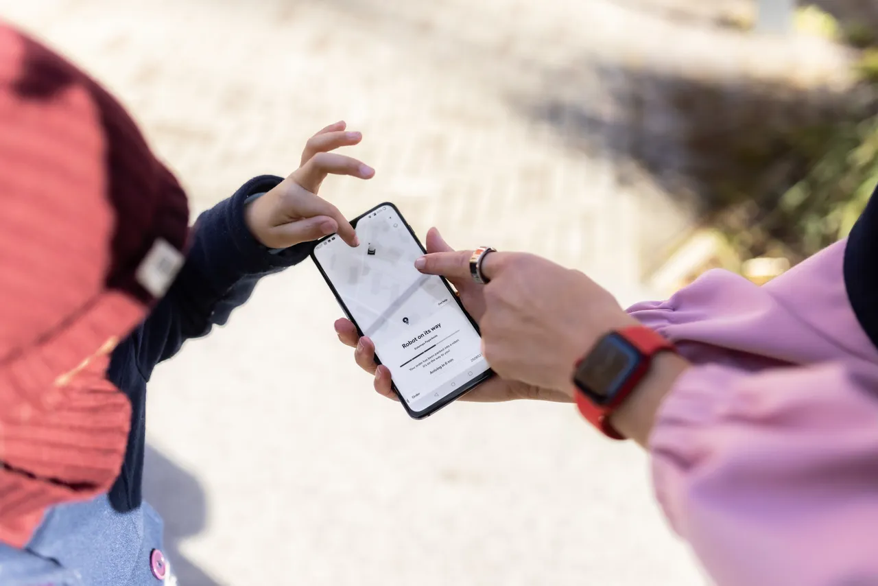 Ordering Starship delivery robot