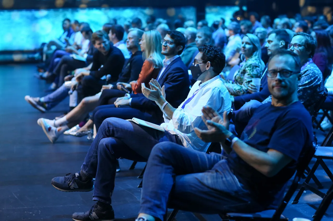 People at conference