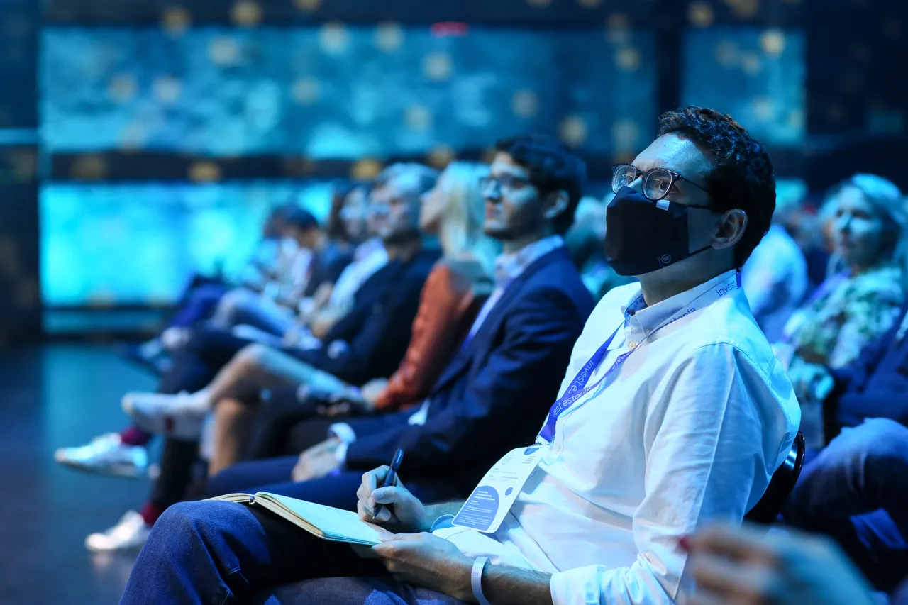 People at conference