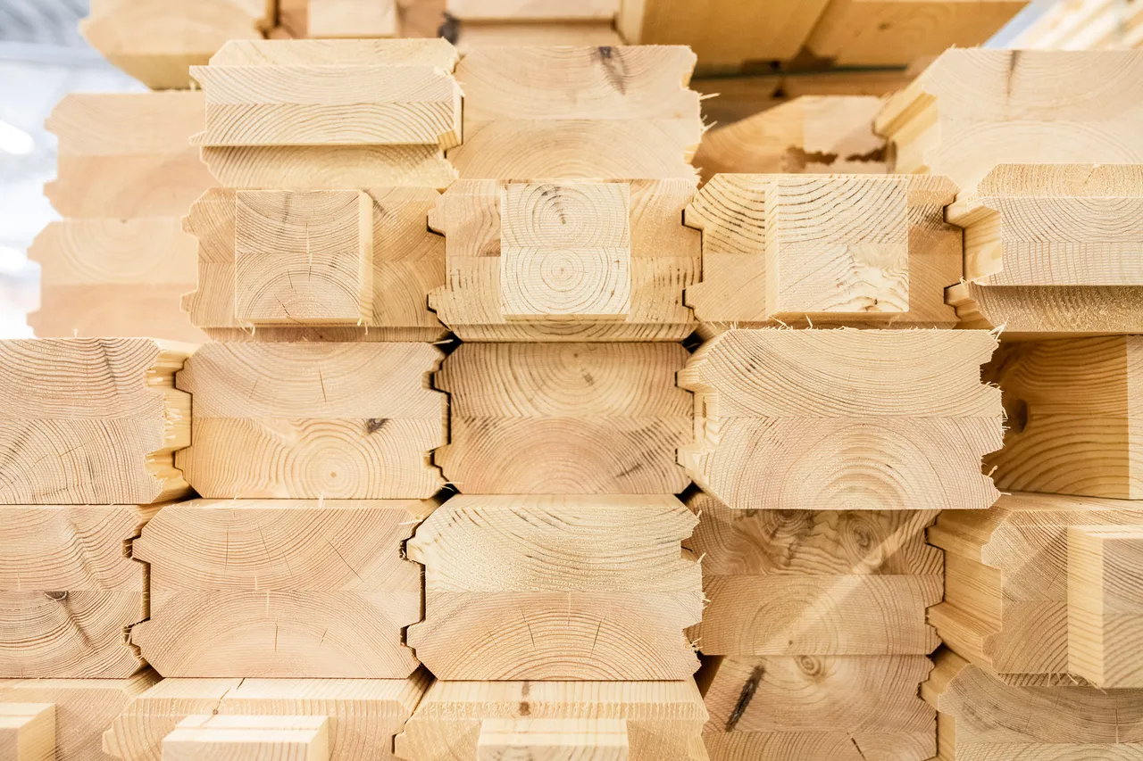 Wooden modular house elements