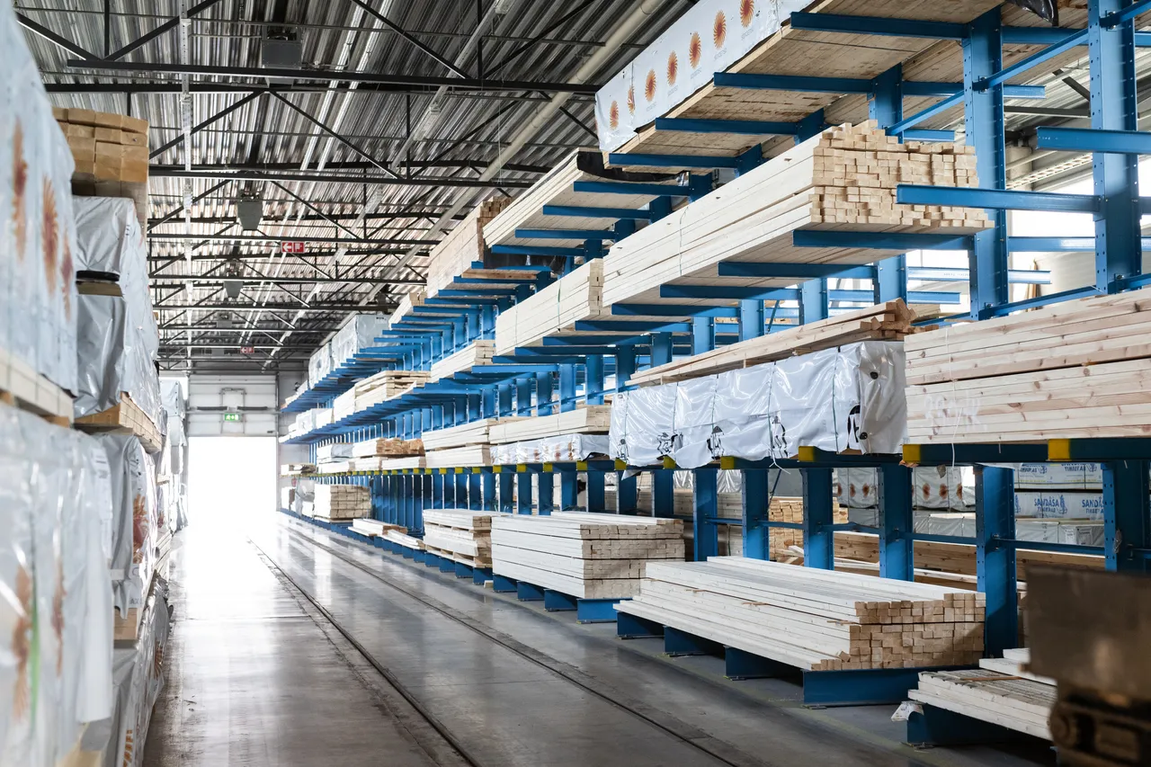 Timber warehouse
