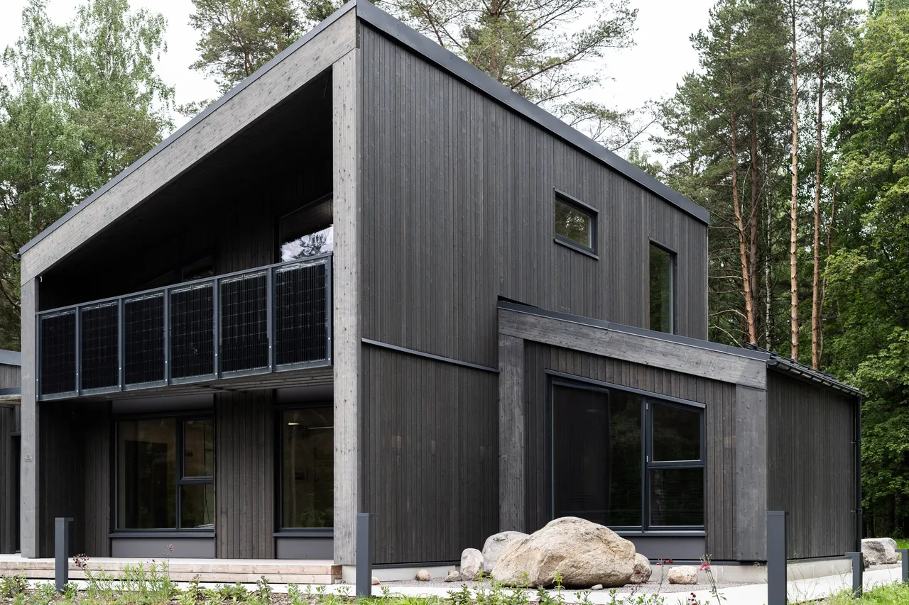 Wooden modular house