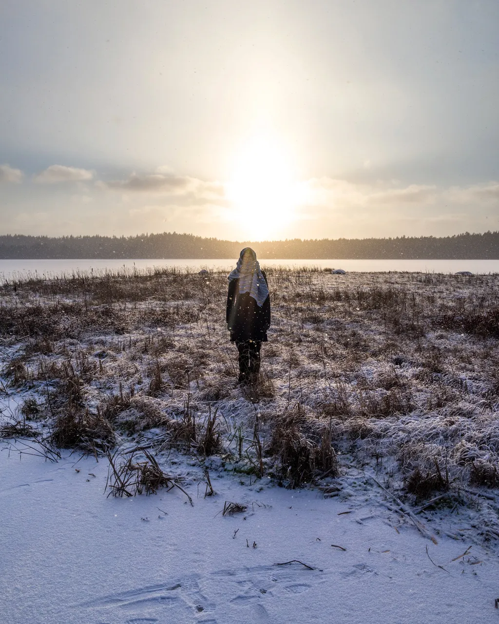 Winter Portrait Sunlight