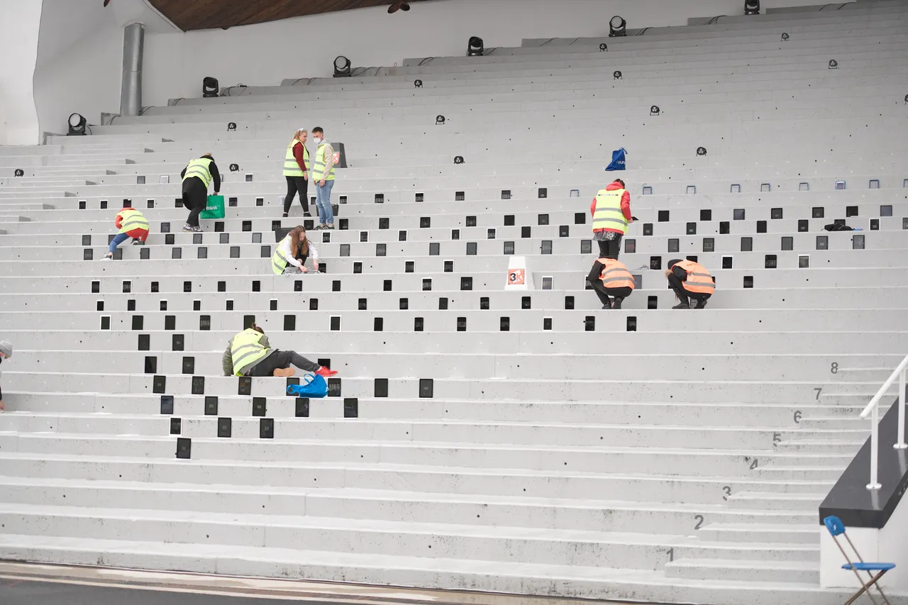 Technicians Working with iPads