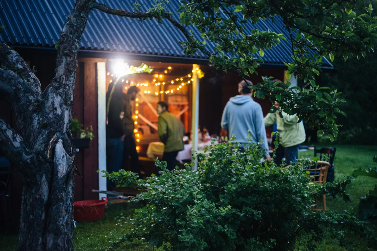 Summer cathering in country side