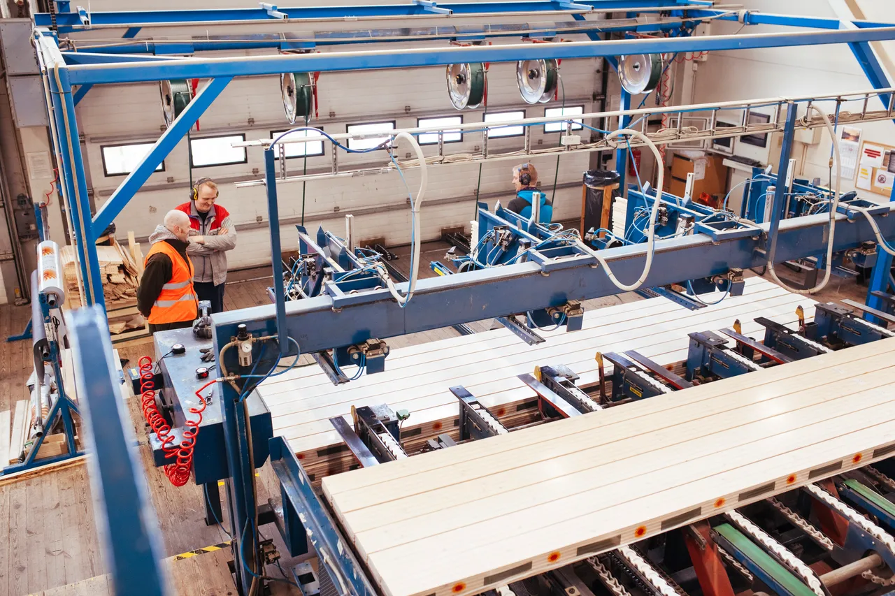 Factory essembly line