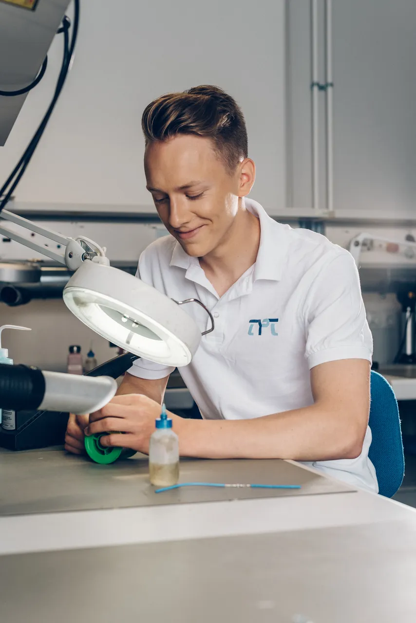 Man at work environment