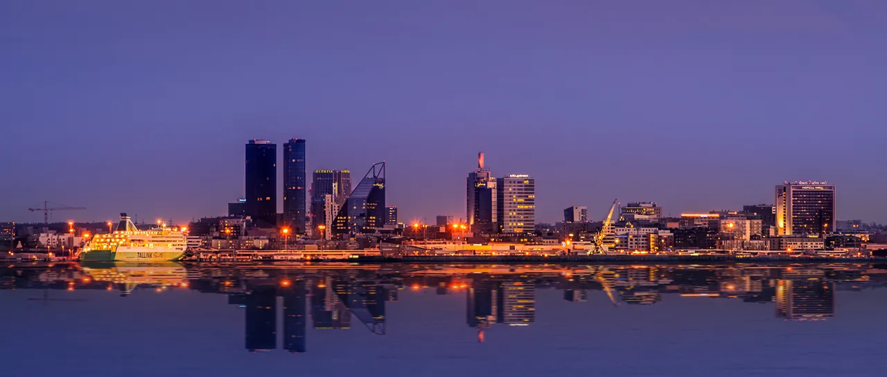 Tallinn City panorama view