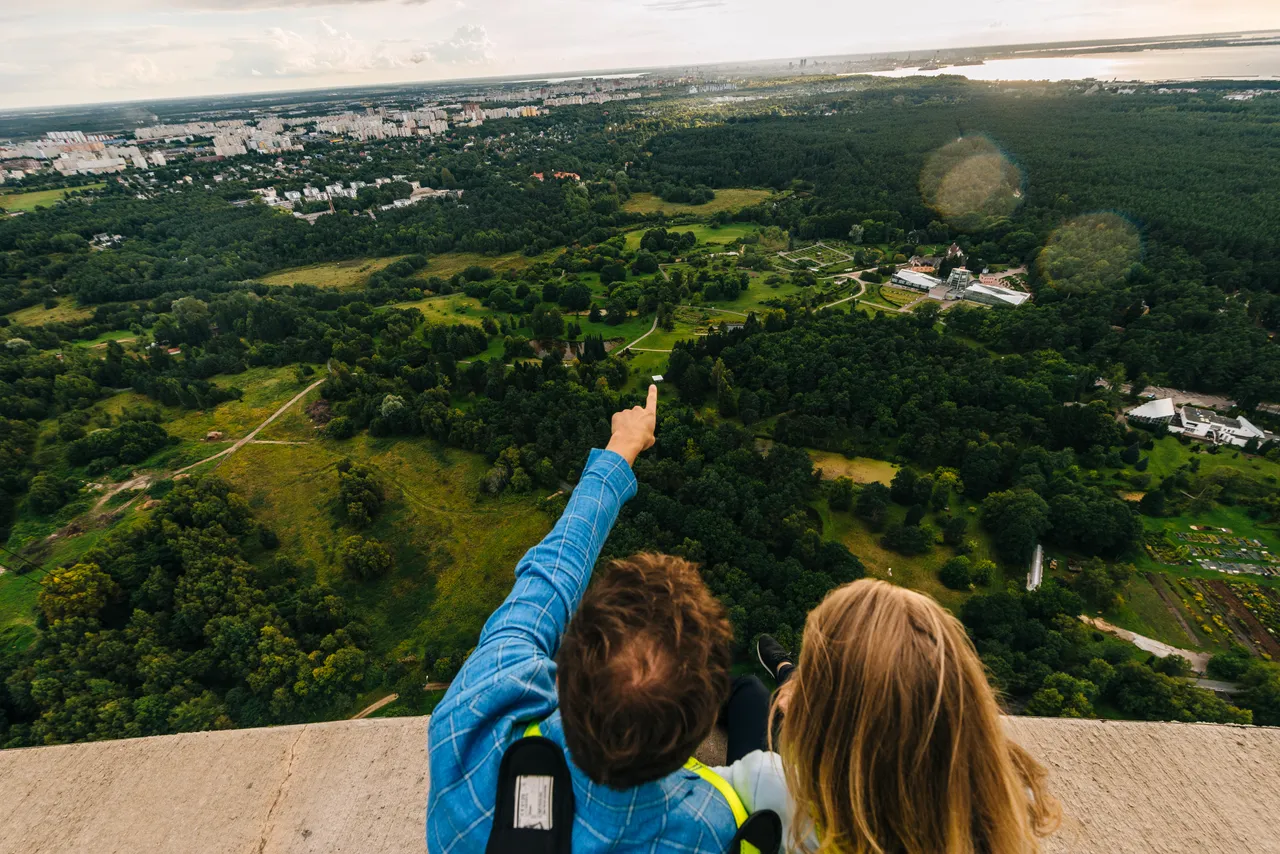 The view from Tallinn TV Tower