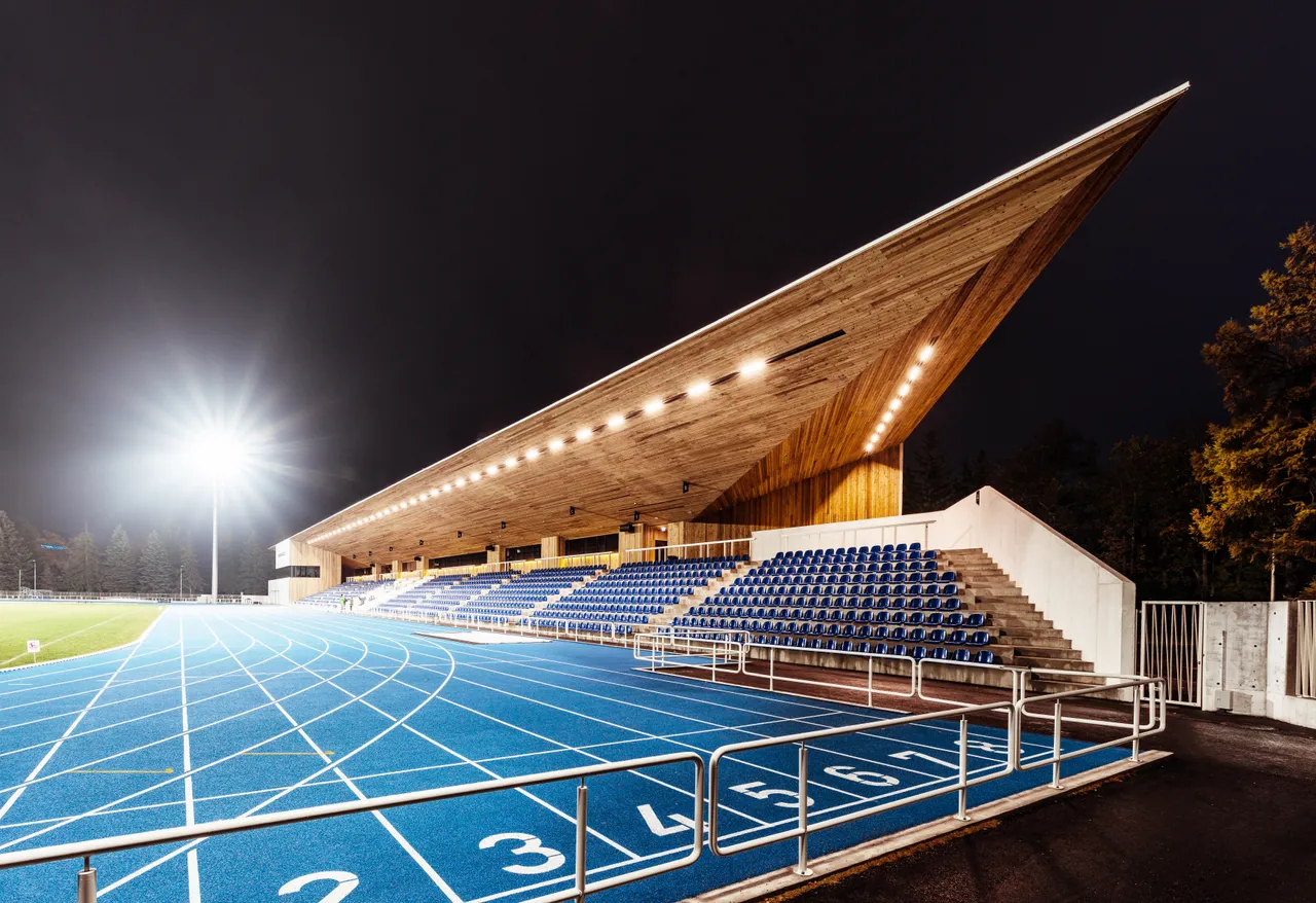 Stadium in the Evening