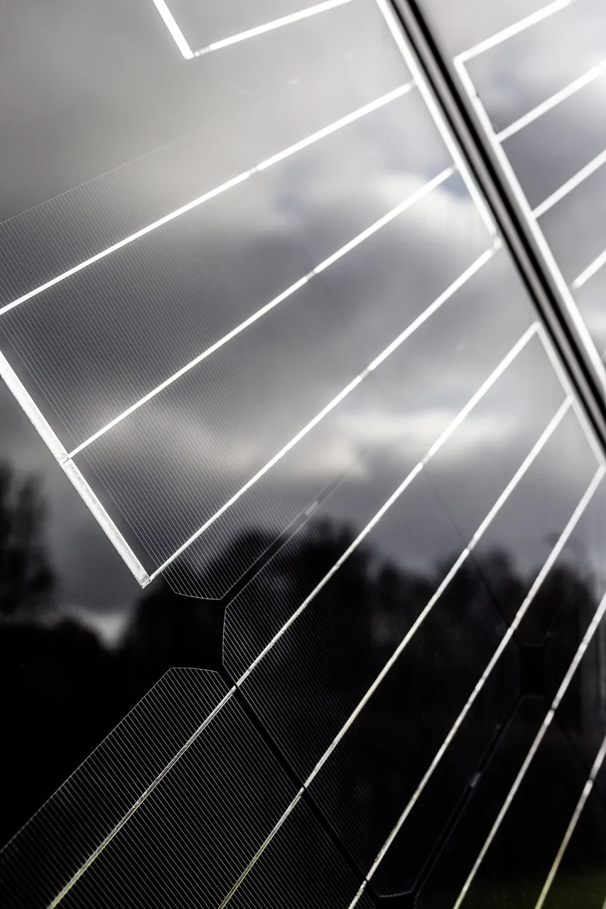 Solar Panels On Fortum Cooling House