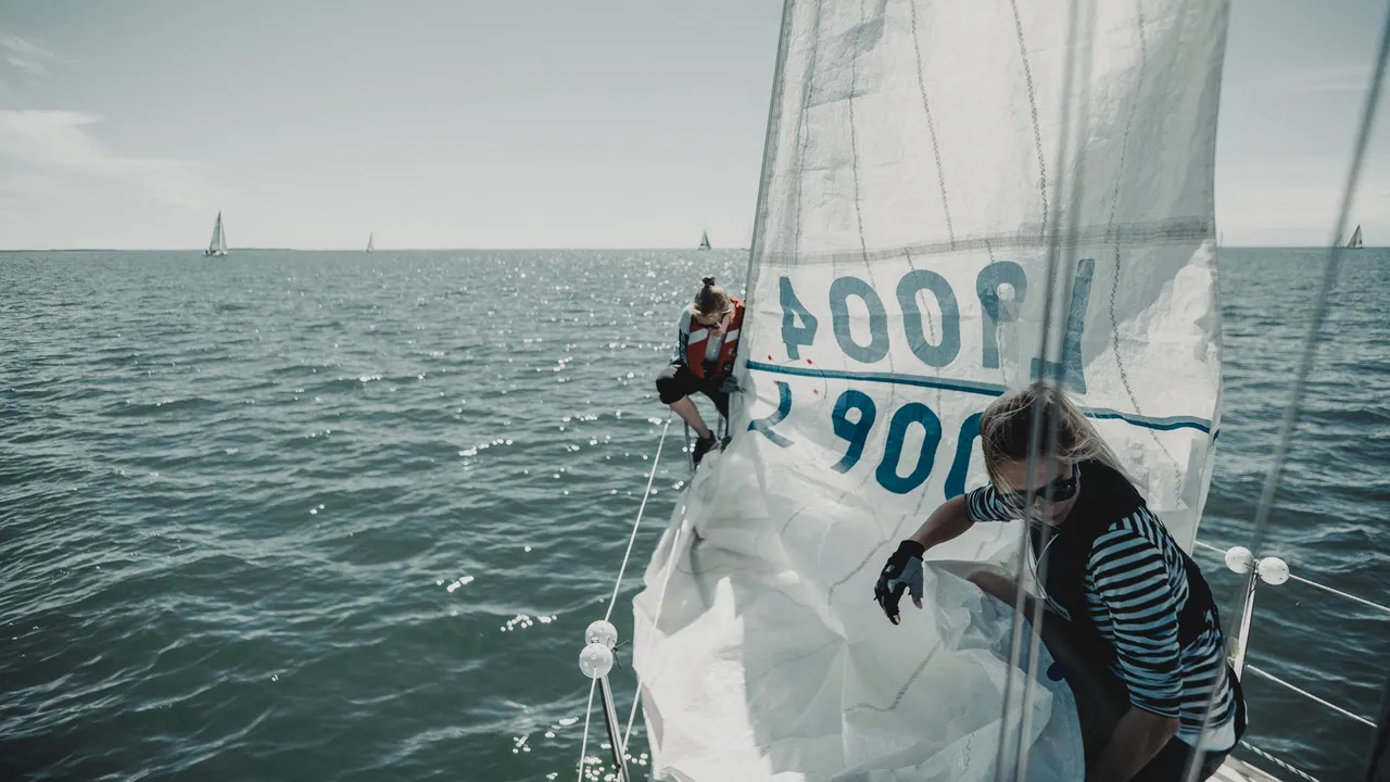Sailing at Muhu Regata