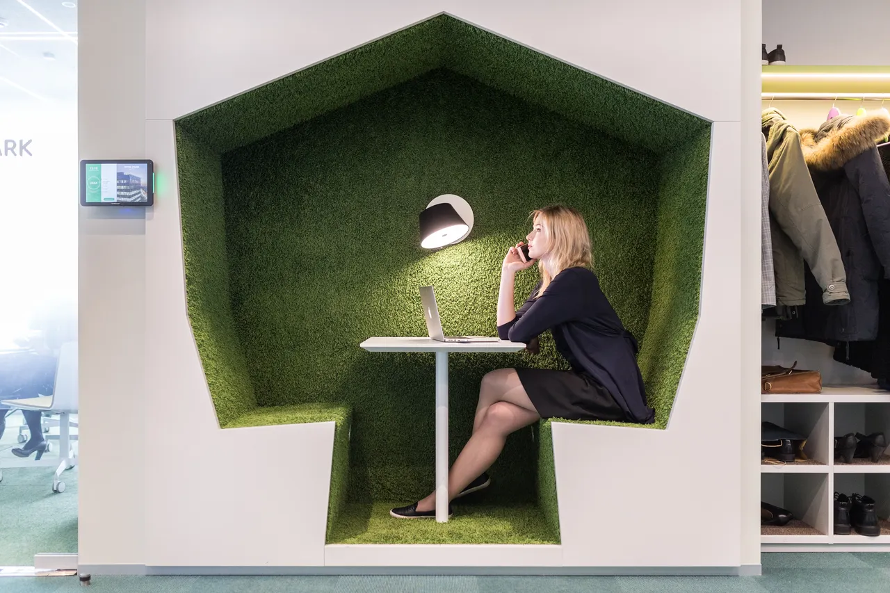 Young Woman Working in The Office