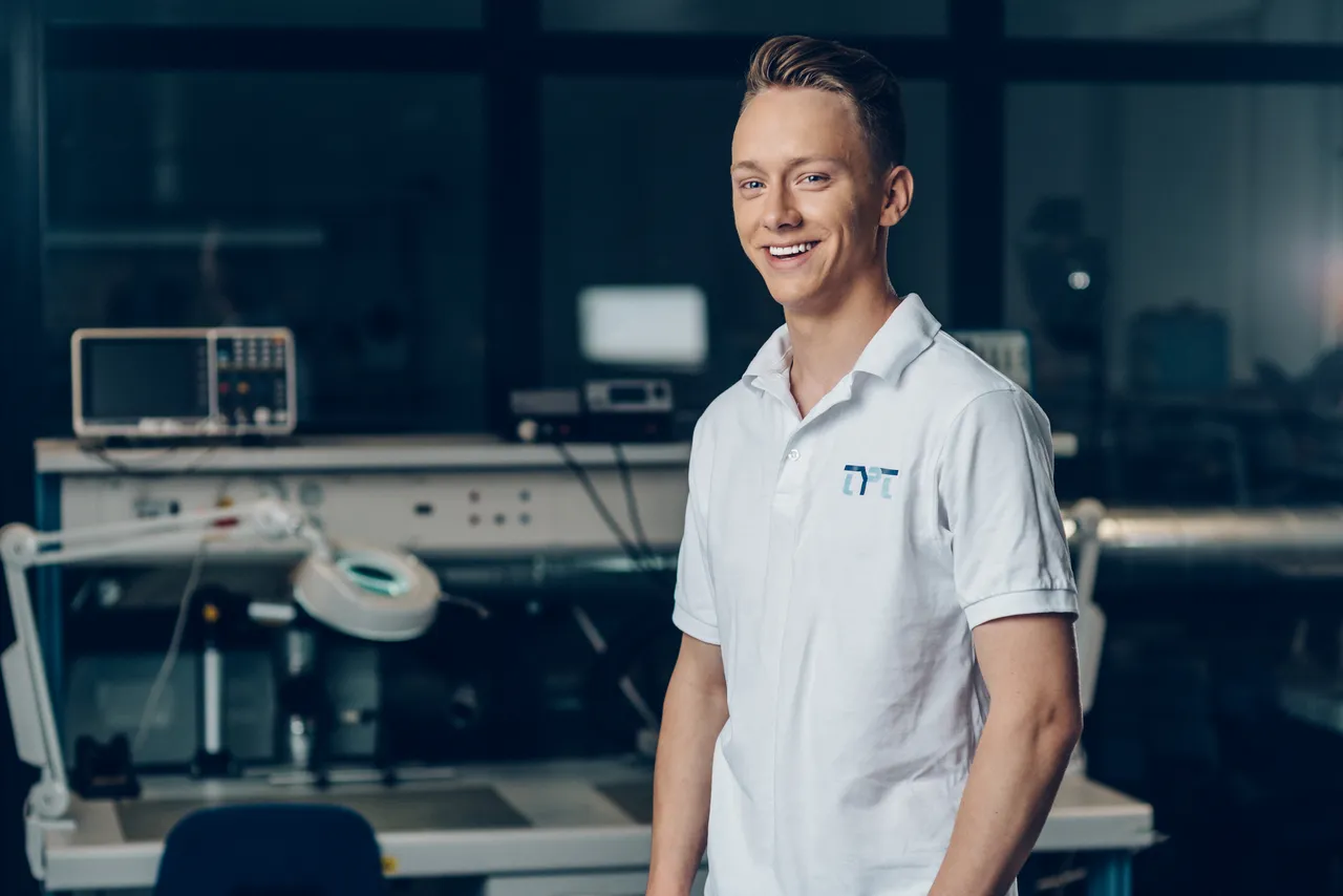 Man in factory in environment