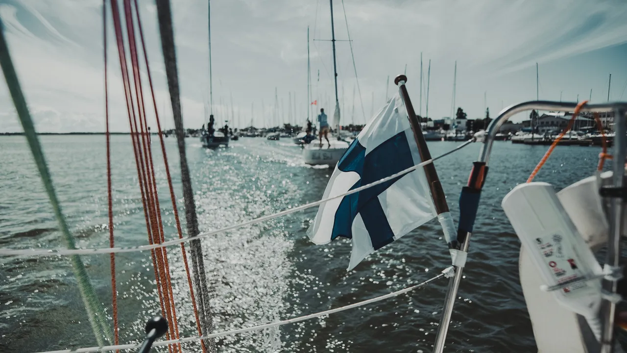 Sailing at Muhu Regata