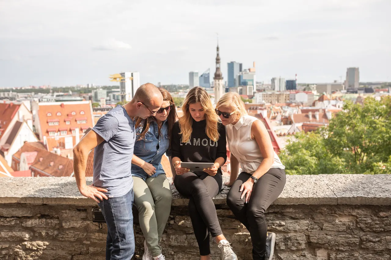 Tallinn Old Town Adventure game city view