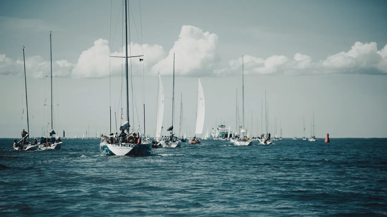 Sailing at Muhu Regata
