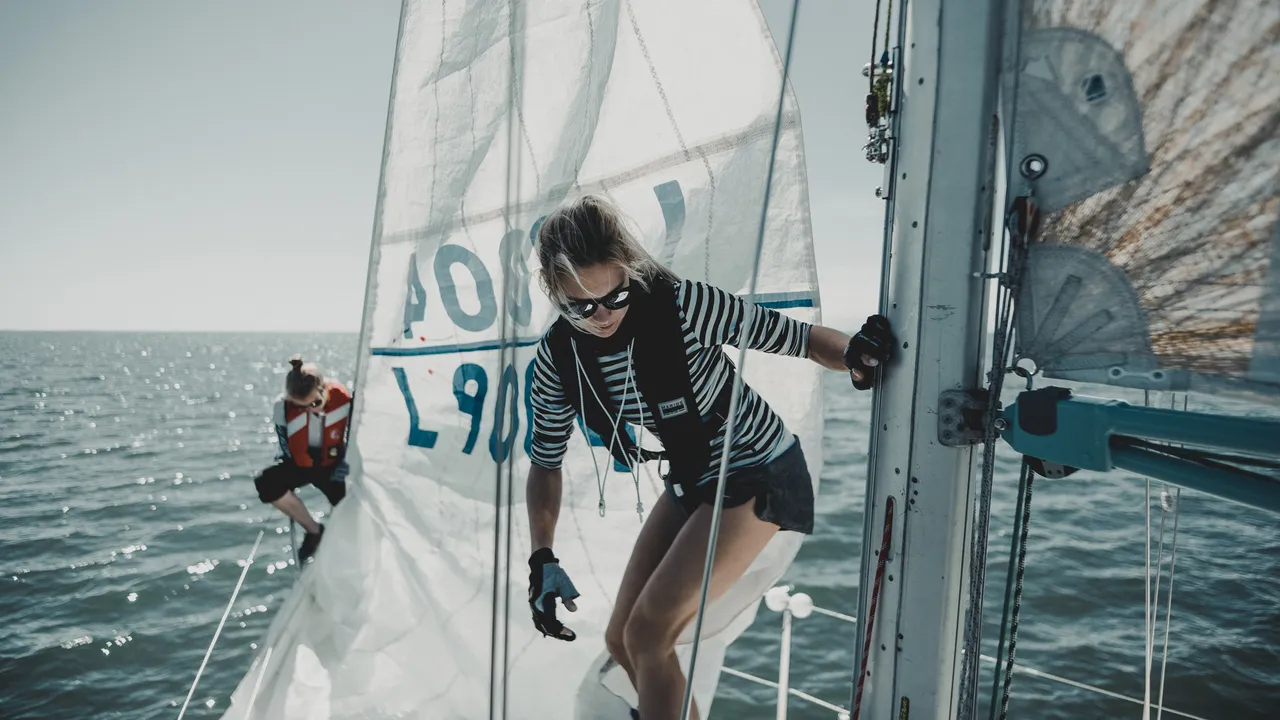 Sailing at Muhu Regata