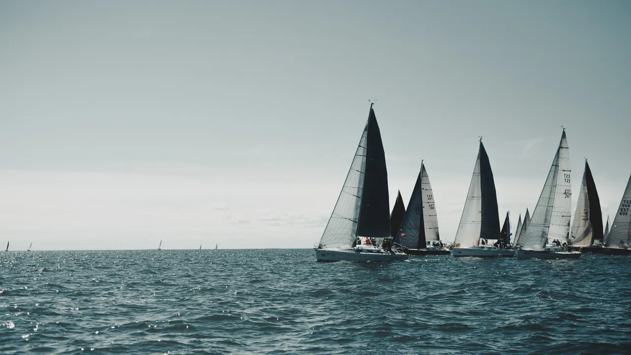 Sailing at Muhu Regata