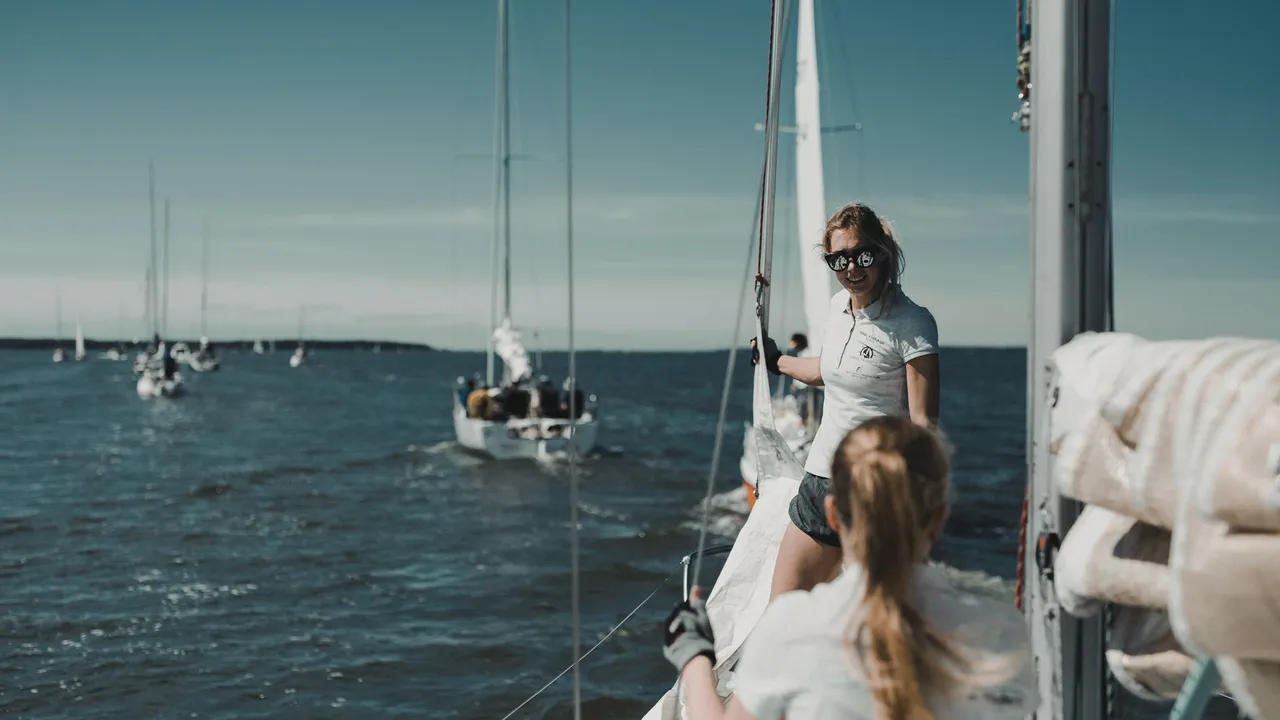 Sailing at Muhu Regata