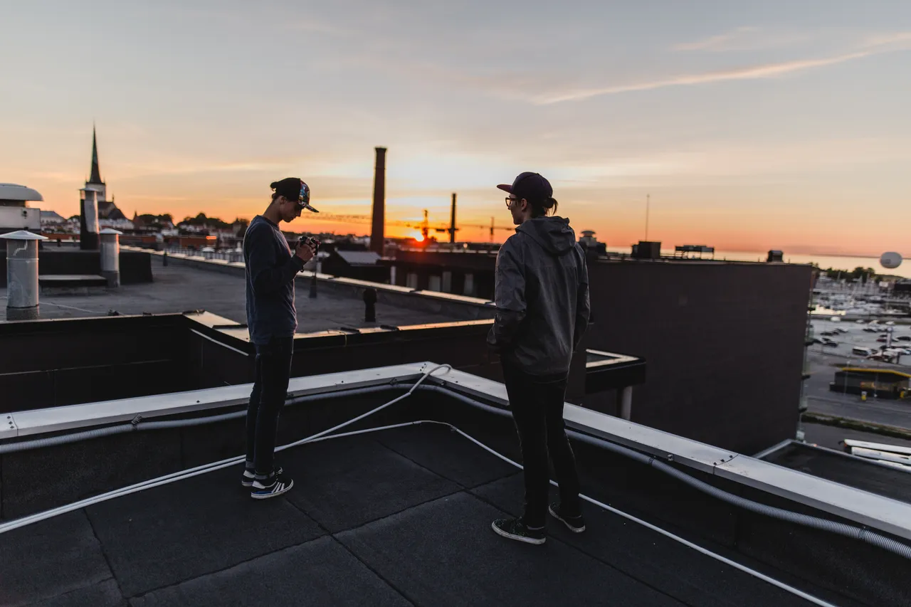 Rooftop Sunset