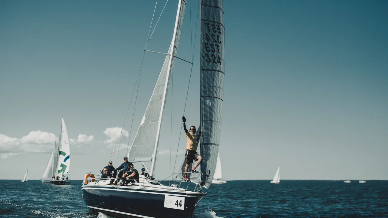 Sailing at Muhu Regata