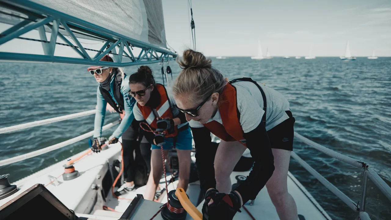 Sailing at Muhu Regata
