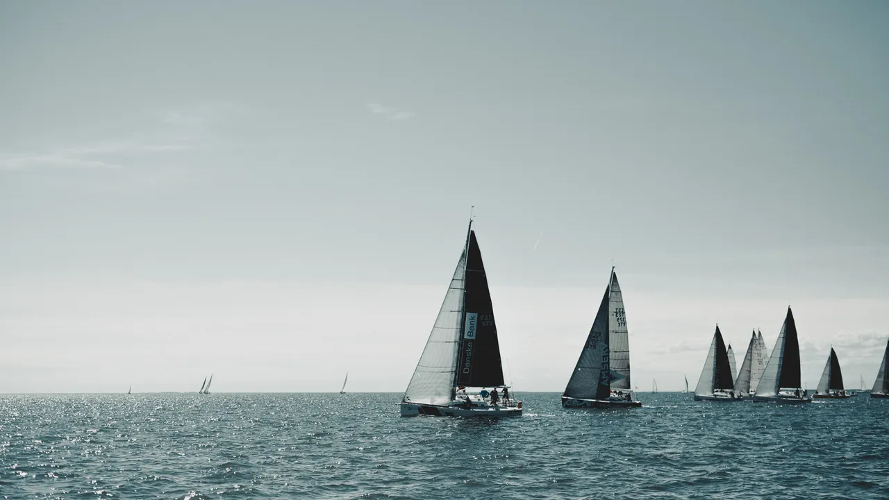 Sailing at Muhu Regata